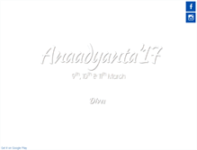 Tablet Screenshot of anaadyanta.org